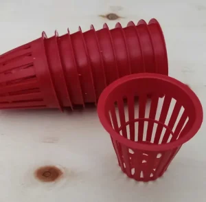 Dikey Tarım Sistemi icin File Saksı (10 adet)kırmızı