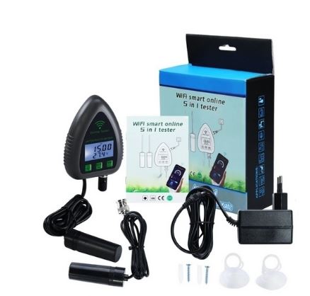 WiFi Su Kalitesi Monitörü 5'i 1 arada: TDS, EC, Tuzluluk, pH ve Sıcaklık – Tuya Akıllı Ev Entegrasyonu - Görsel 3